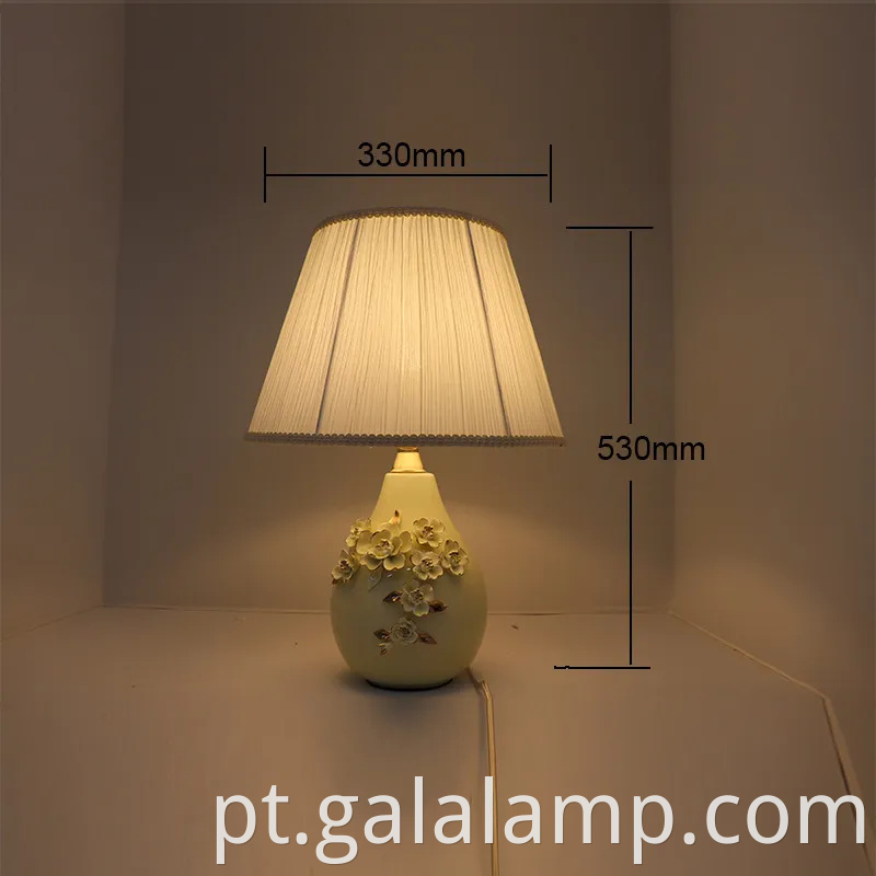 Lvin -de -mesa de cerâmica de ouro elegante para quarto e sala